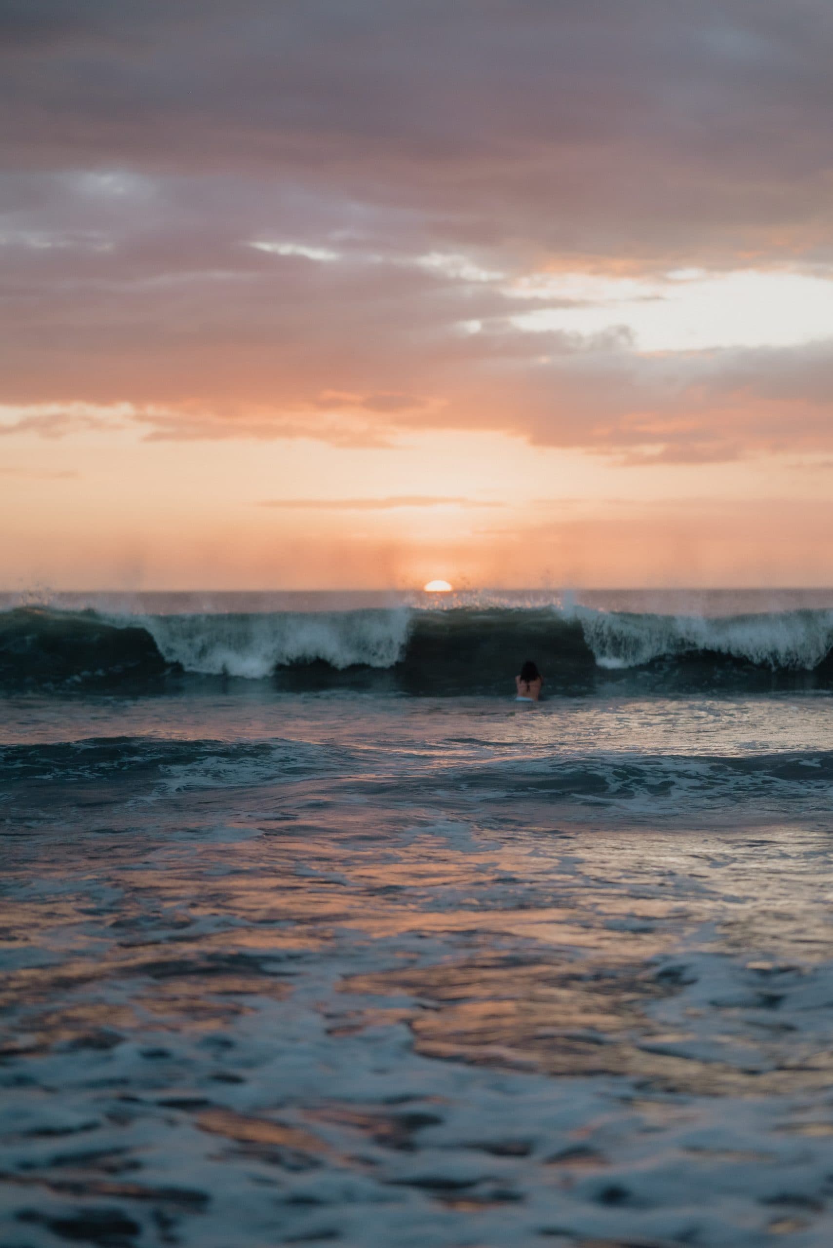 Sunset over Playa Avellanas