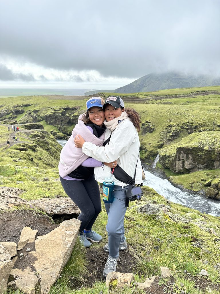 Above Skogafoss Waterfall
